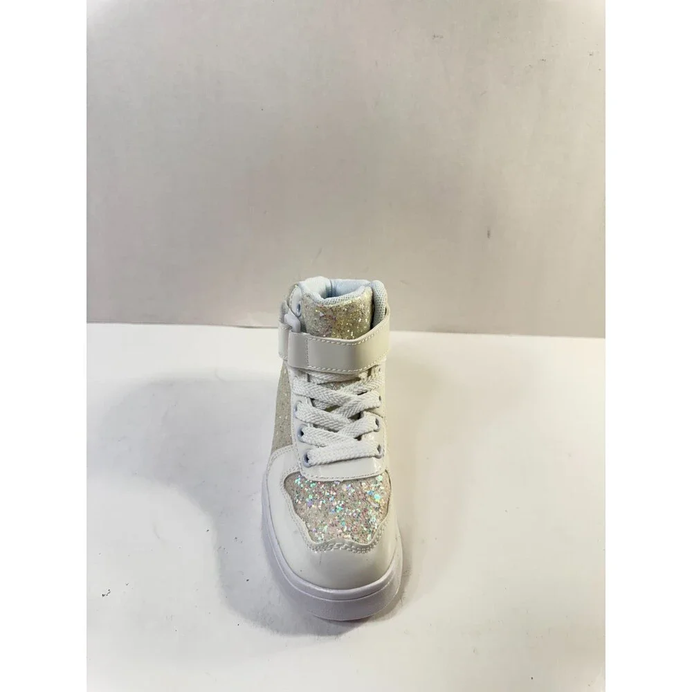 The Children's Place Kids Sneakers White Glitter US EU 29 US 11
